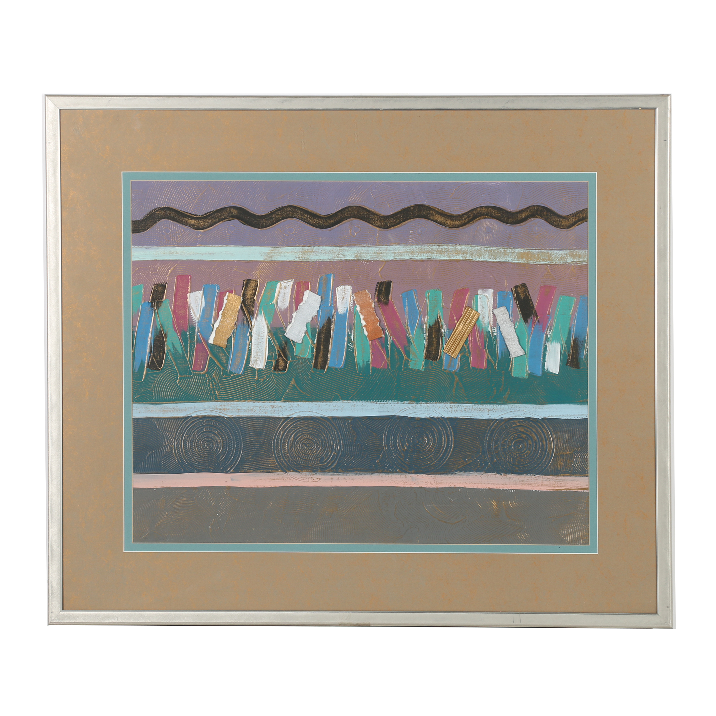 Mixed Media Painting "Promenade"