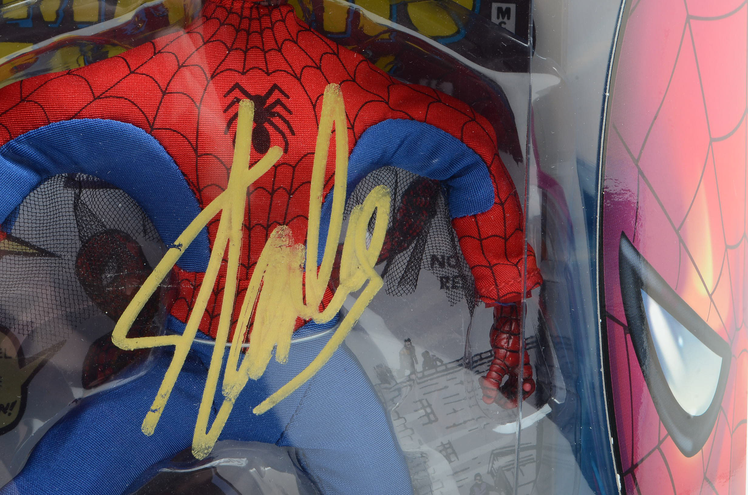Stan Lee Signed "Spider-Man" Doll PSA COA