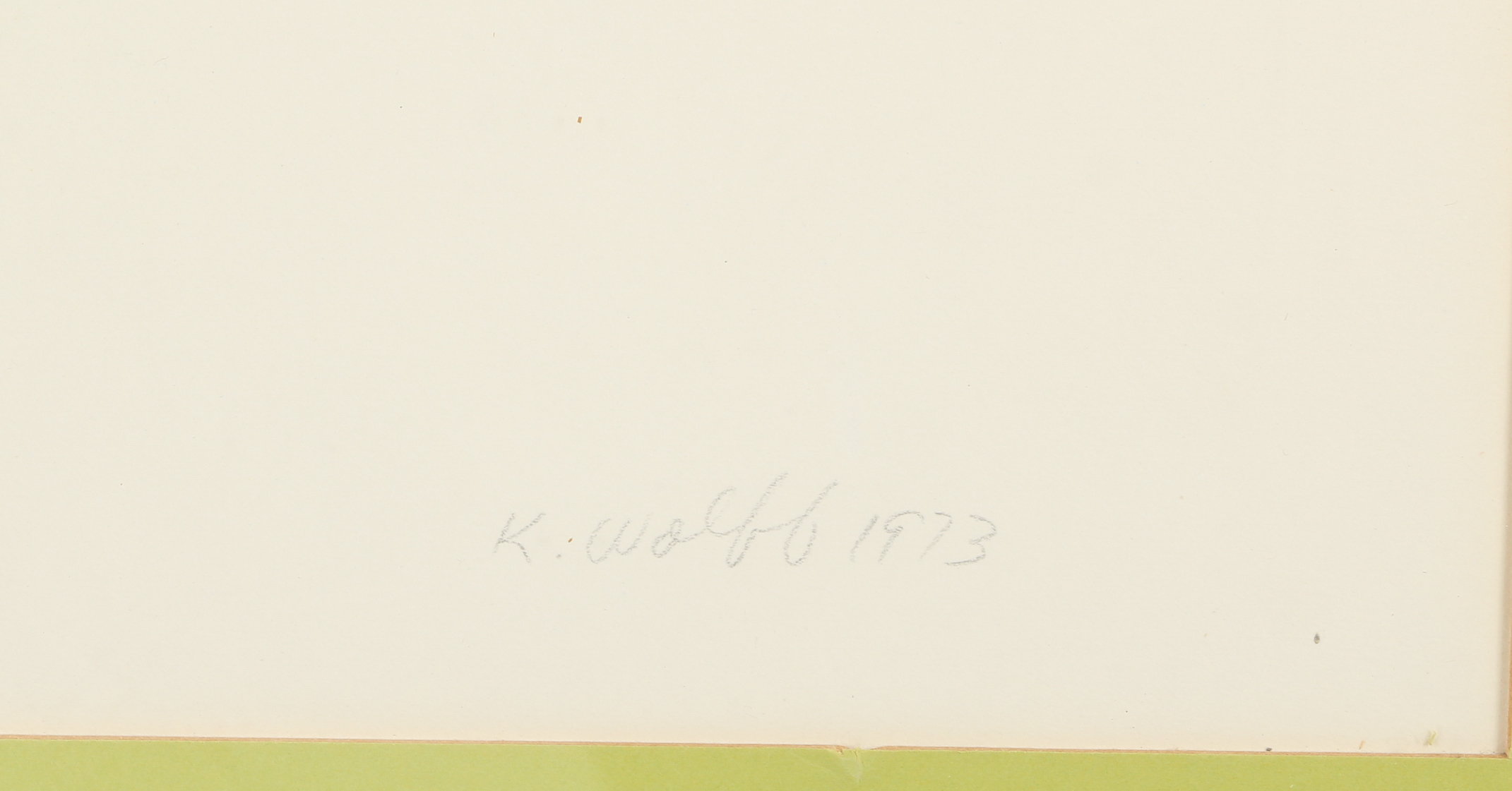 Two K. Wolff Stencil Prints Including "Darwin Tulip" and "Day Lily"