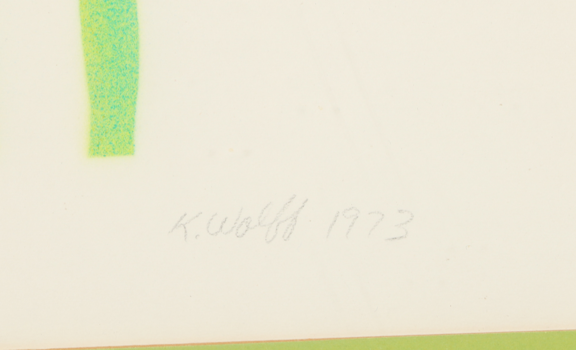 Two K. Wolff Stencil Prints Including "Darwin Tulip" and "Day Lily"