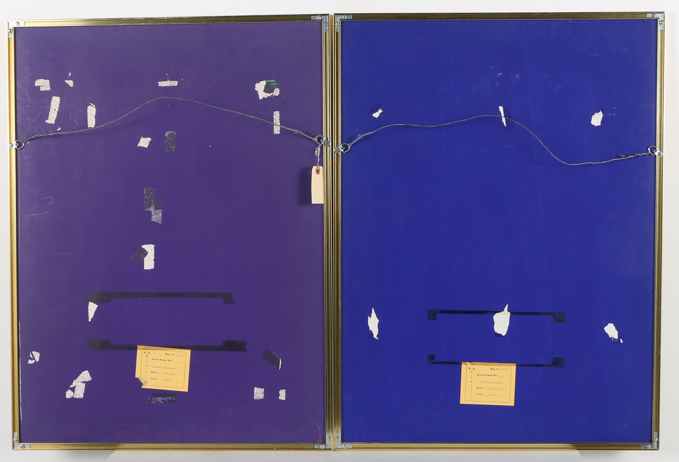 Two K. Wolff Stencil Prints Including "Darwin Tulip" and "Day Lily"