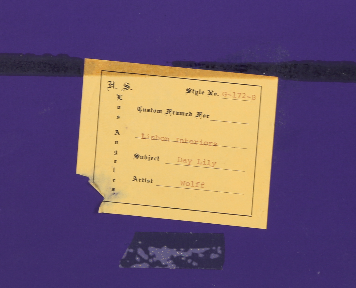 Two K. Wolff Stencil Prints Including "Darwin Tulip" and "Day Lily"