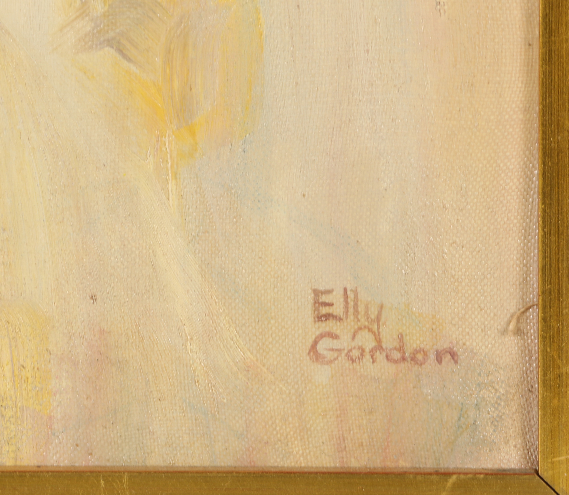 Elly Gordon 1962 Oil Painting