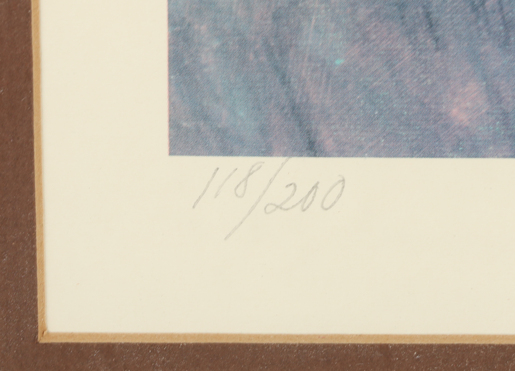 Barbara Hess Mercier Limited Edition Offset Lithograph of Outdoor Scene