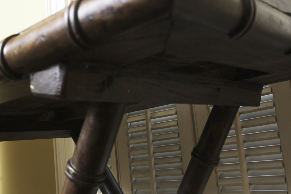 Bamboo-Turned Tray Table