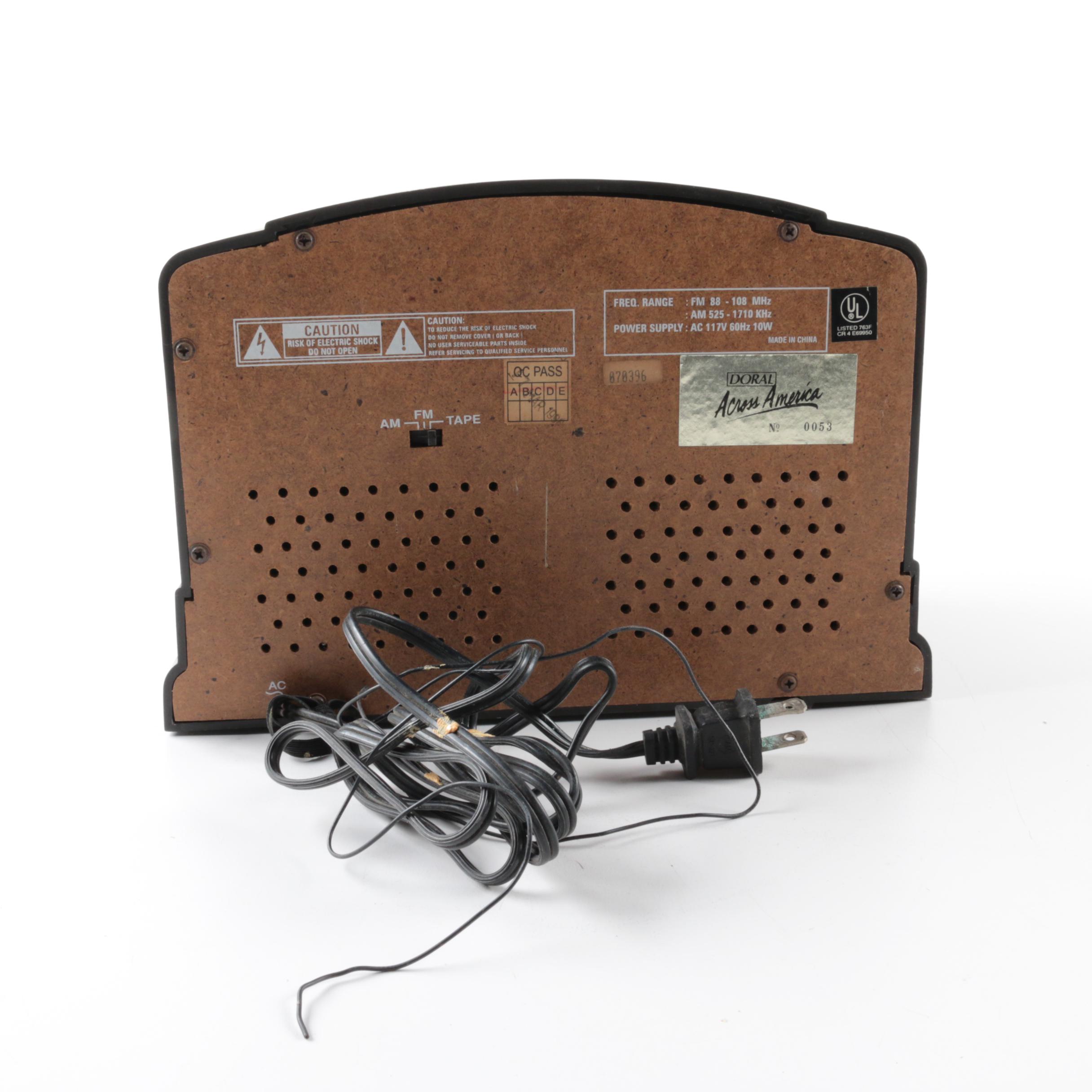 Vintage Doral "Across America" Radio