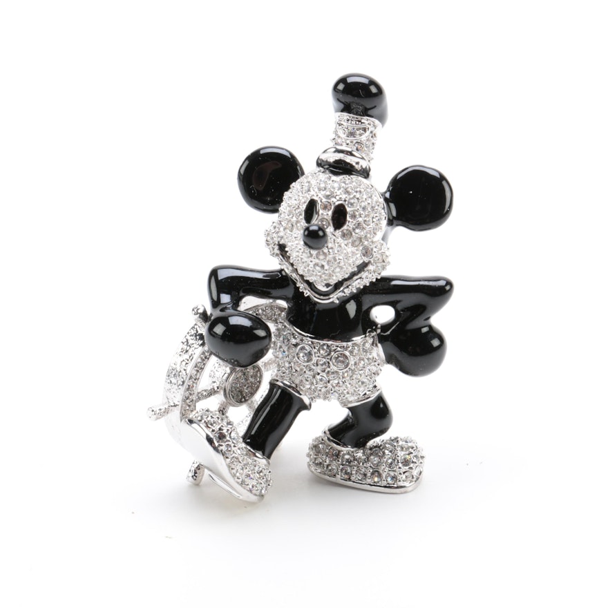 Arribas for Disney "Steamboat Willie" Jeweled Figurine
