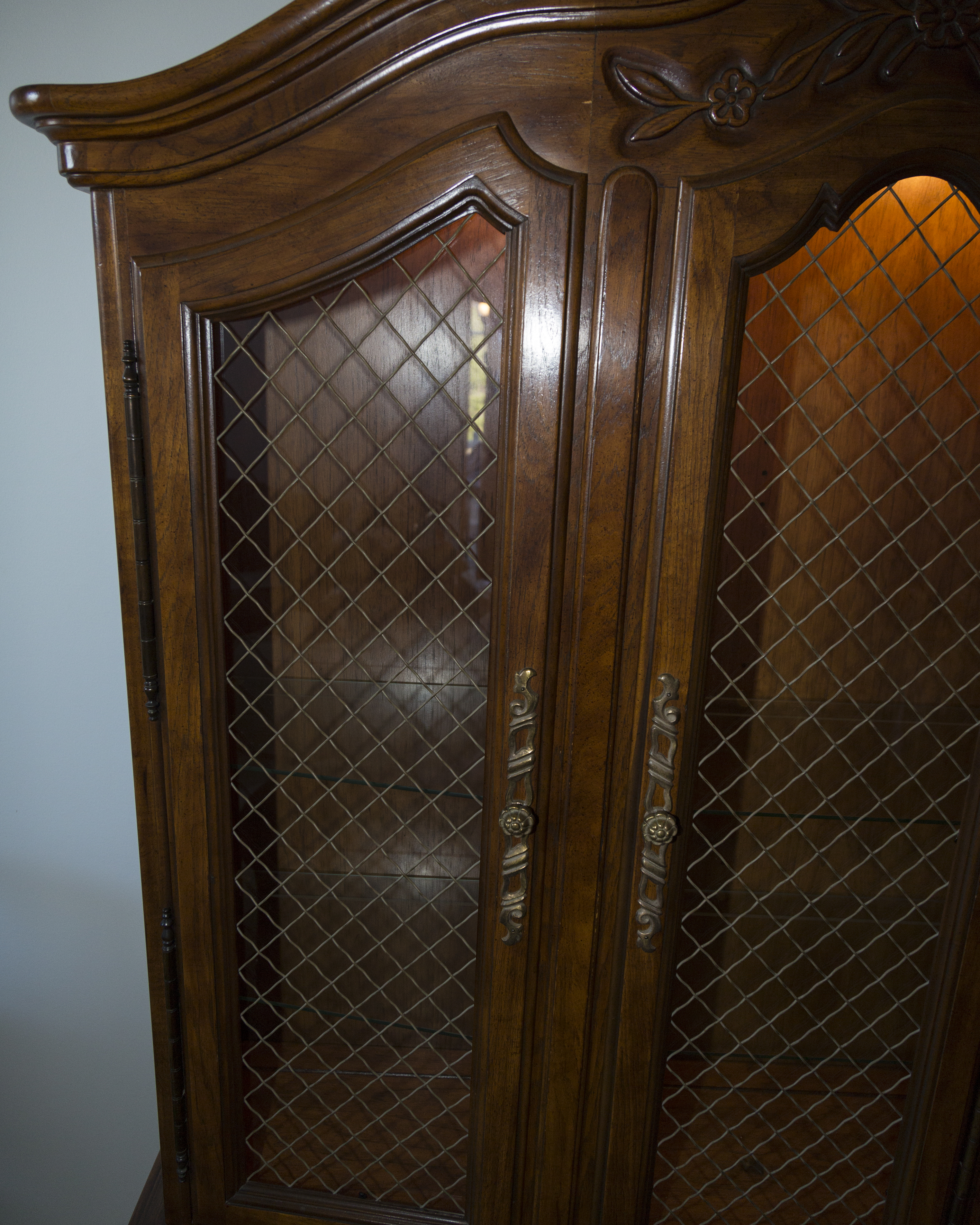 Drexel French Provincial Style China Cabinet