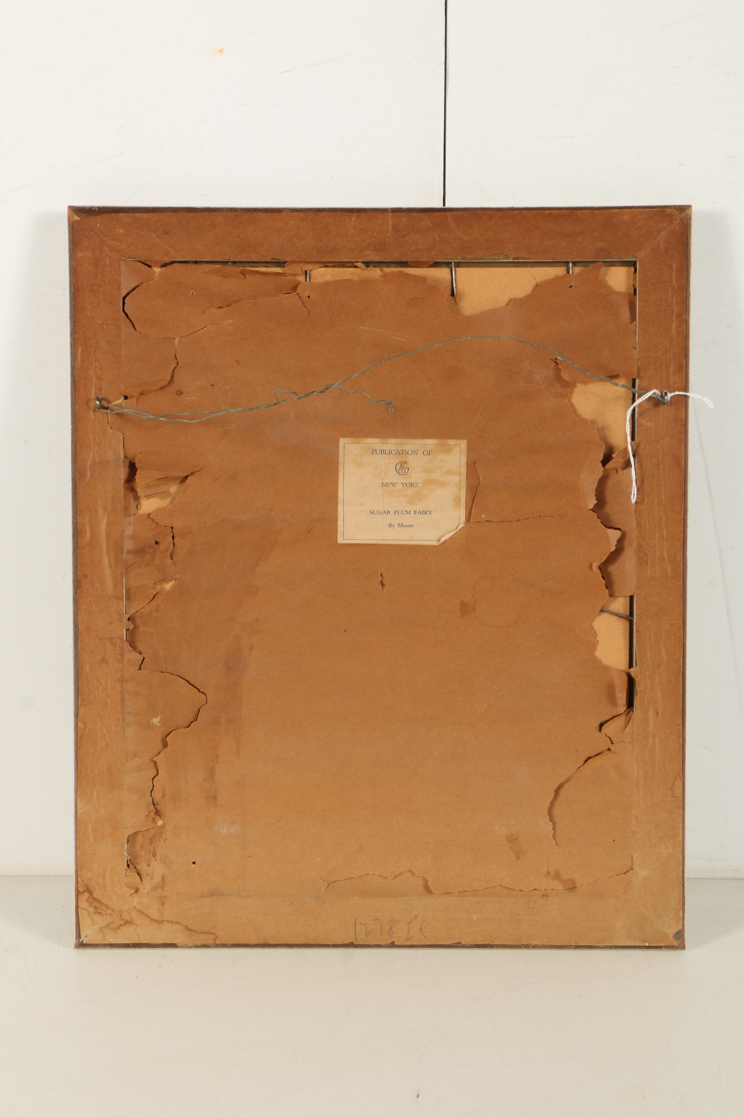 Mid Century Reproduction Print After Monte "Sugar Plum Fairy"