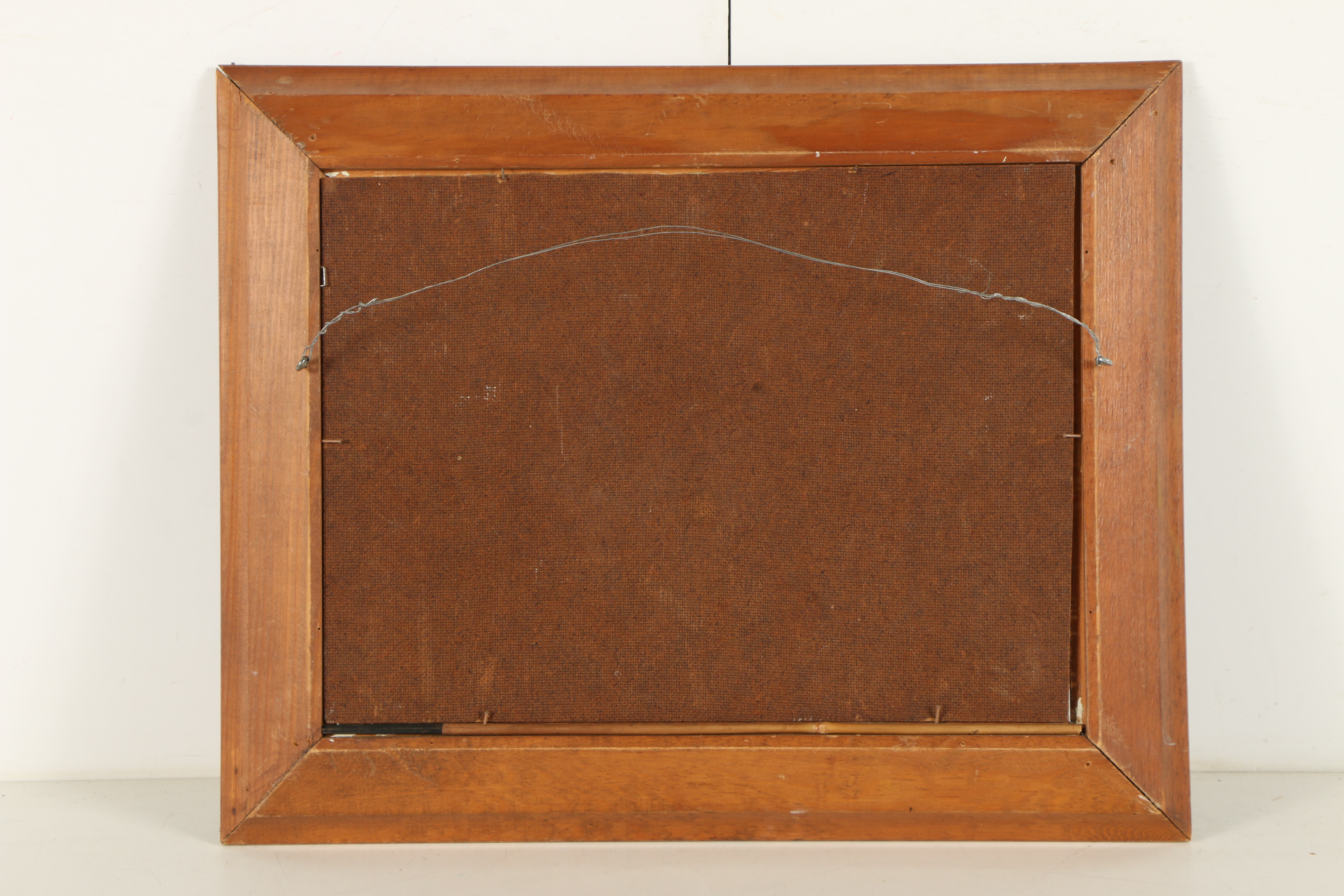 M. Crites Oil Painting on Board of Winter Landscape