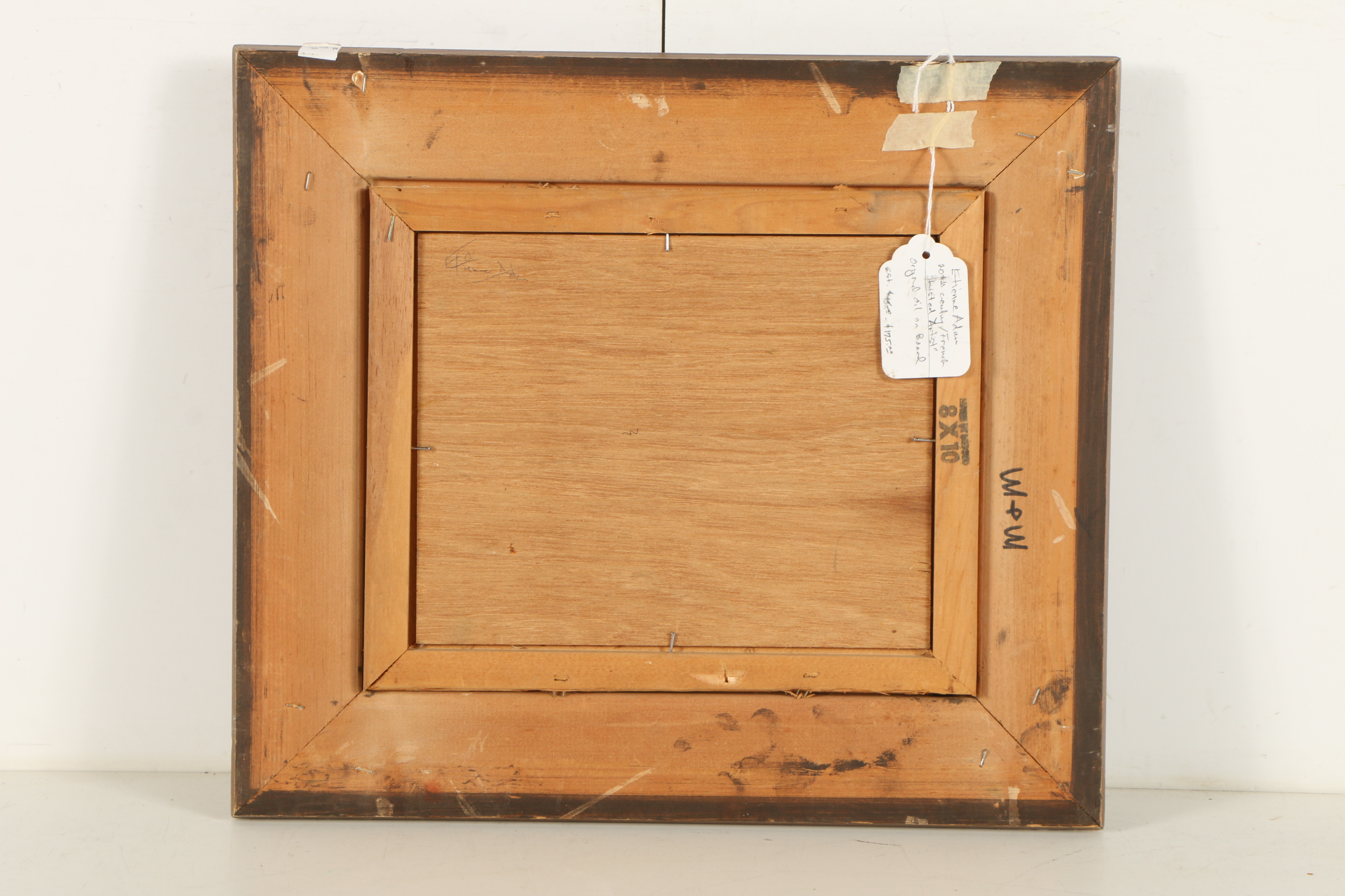 Etienne Adan Oil Painting of Coastal Scene