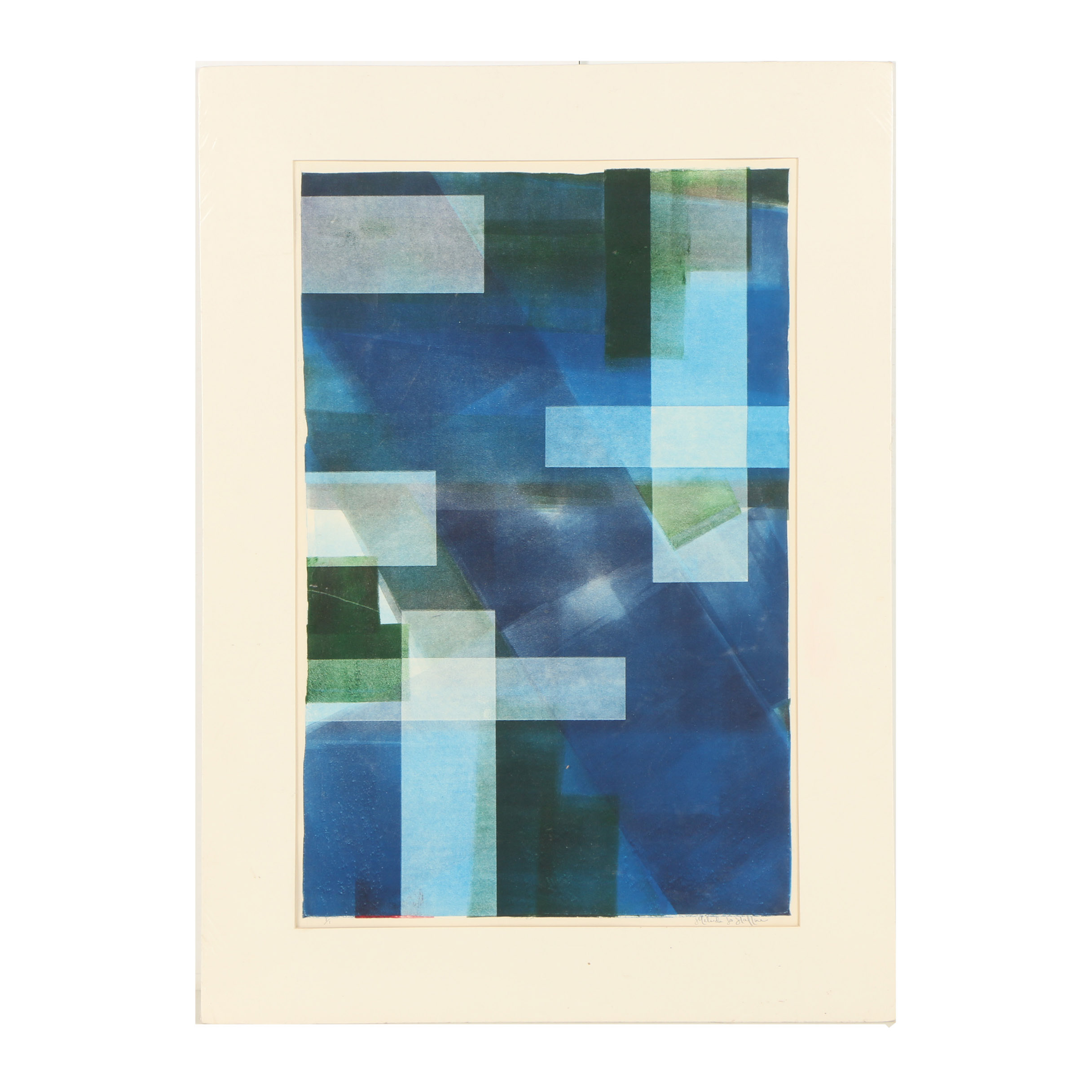 Melinda Jo Halline Monotype "Life in a Flannel"