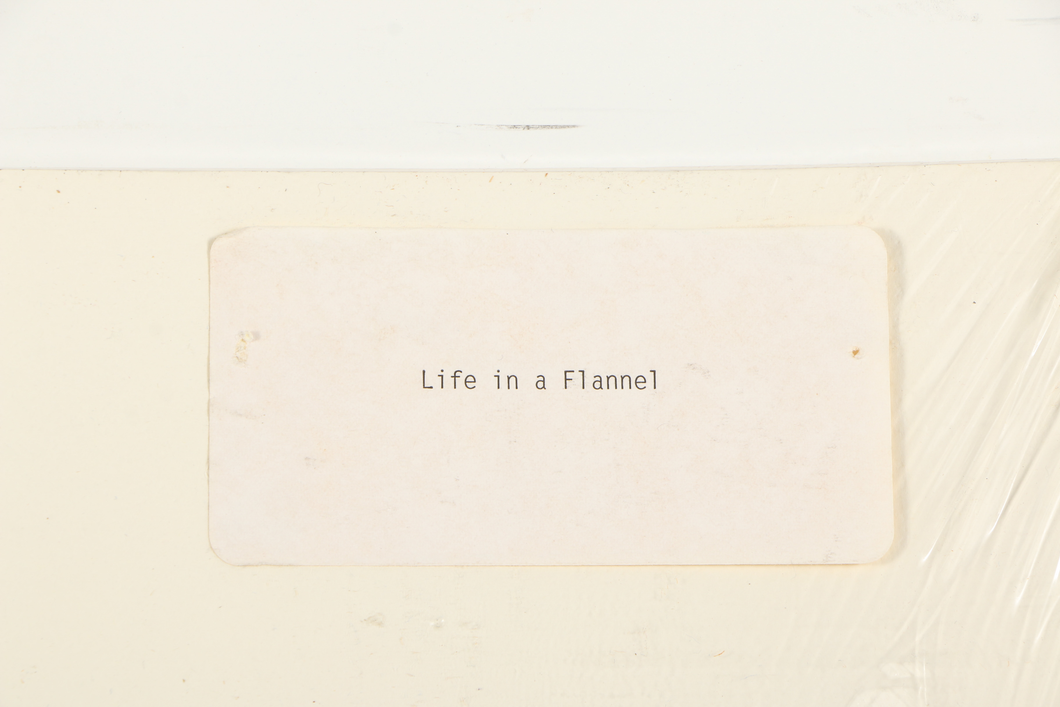 Melinda Jo Halline Monotype "Life in a Flannel"