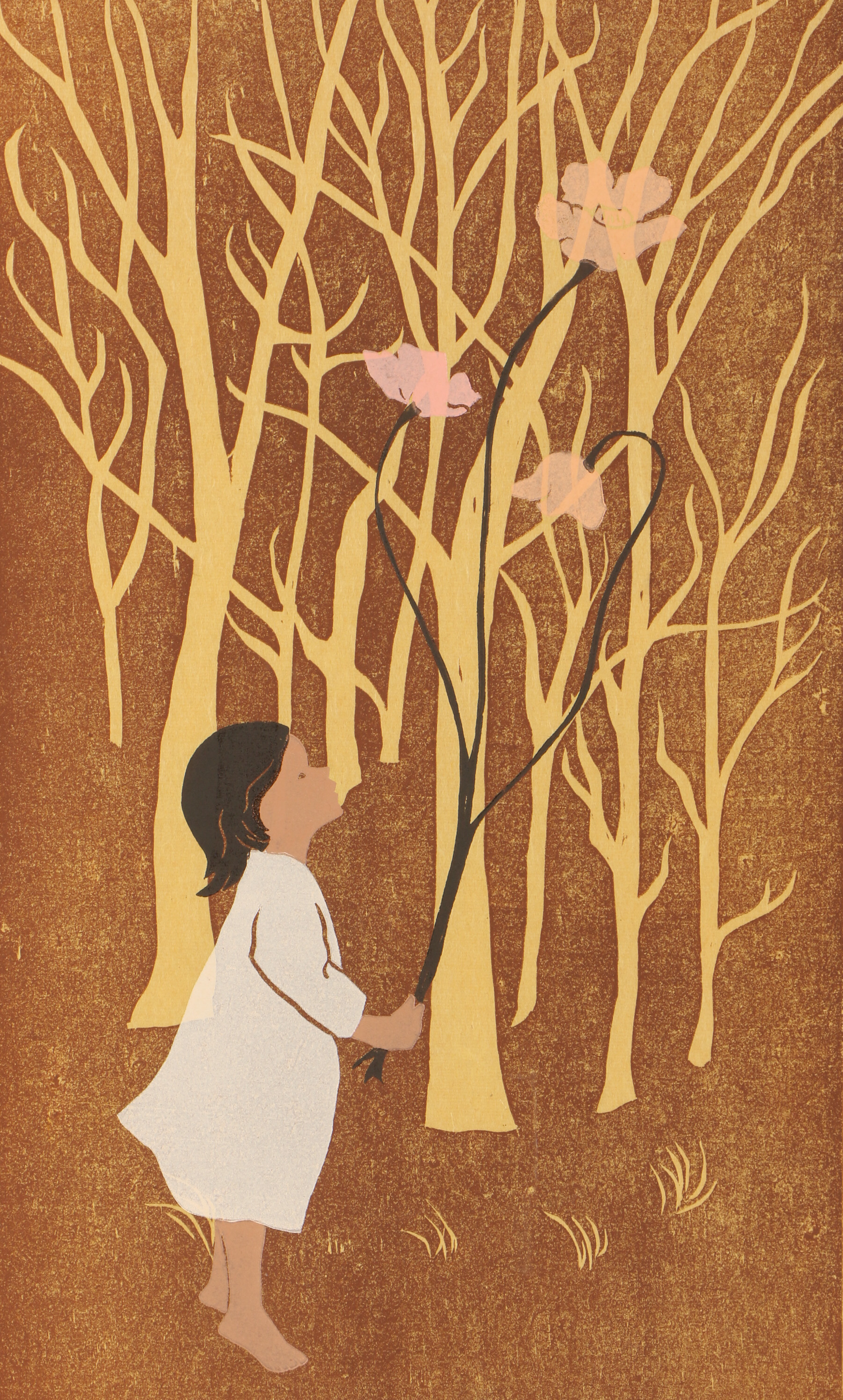 Rosalind Smith Limited Edition Relief "Wildflowers"