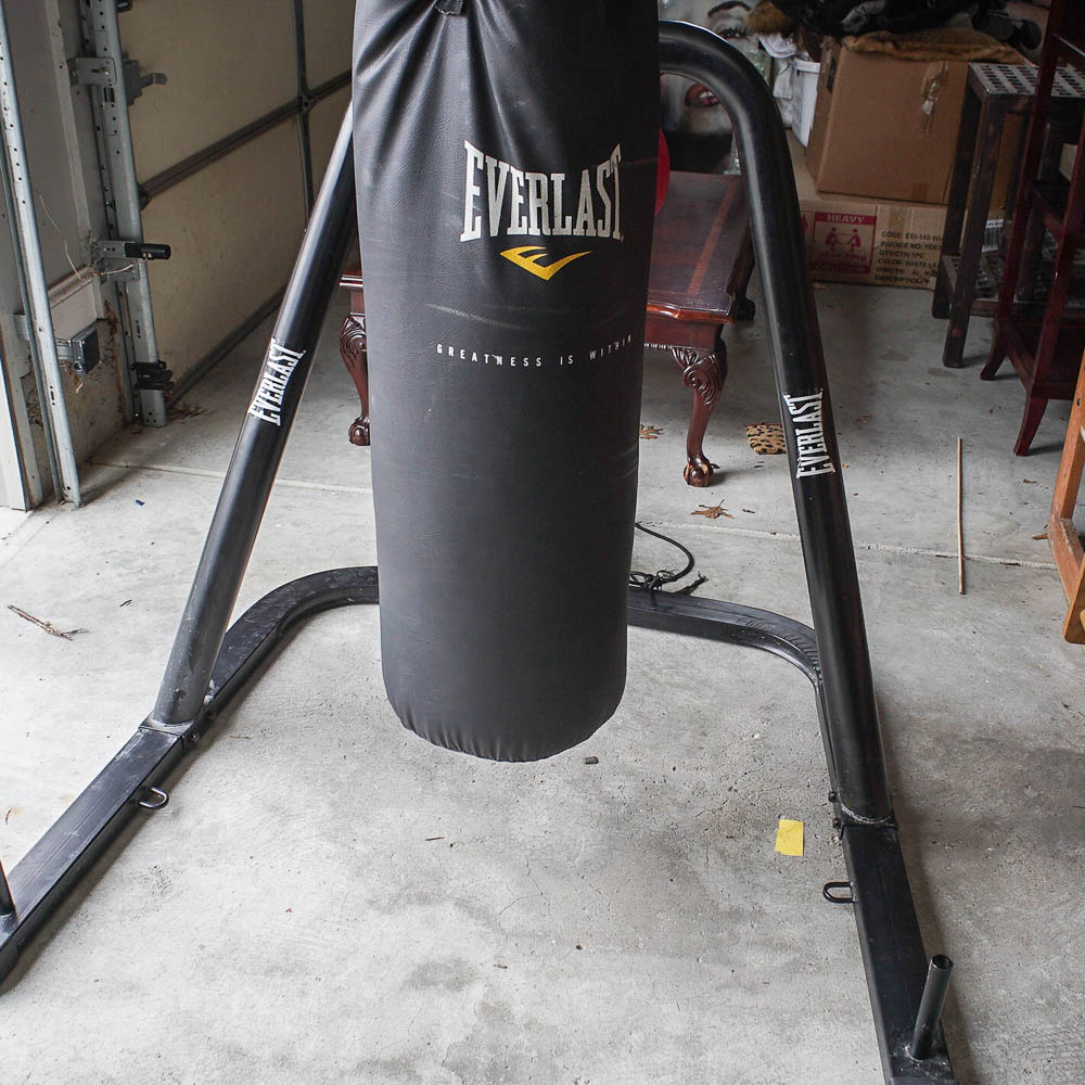 Everlast Dual Station Punching Bag Stand