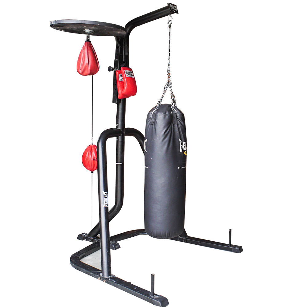 Everlast Dual Station Punching Bag Stand