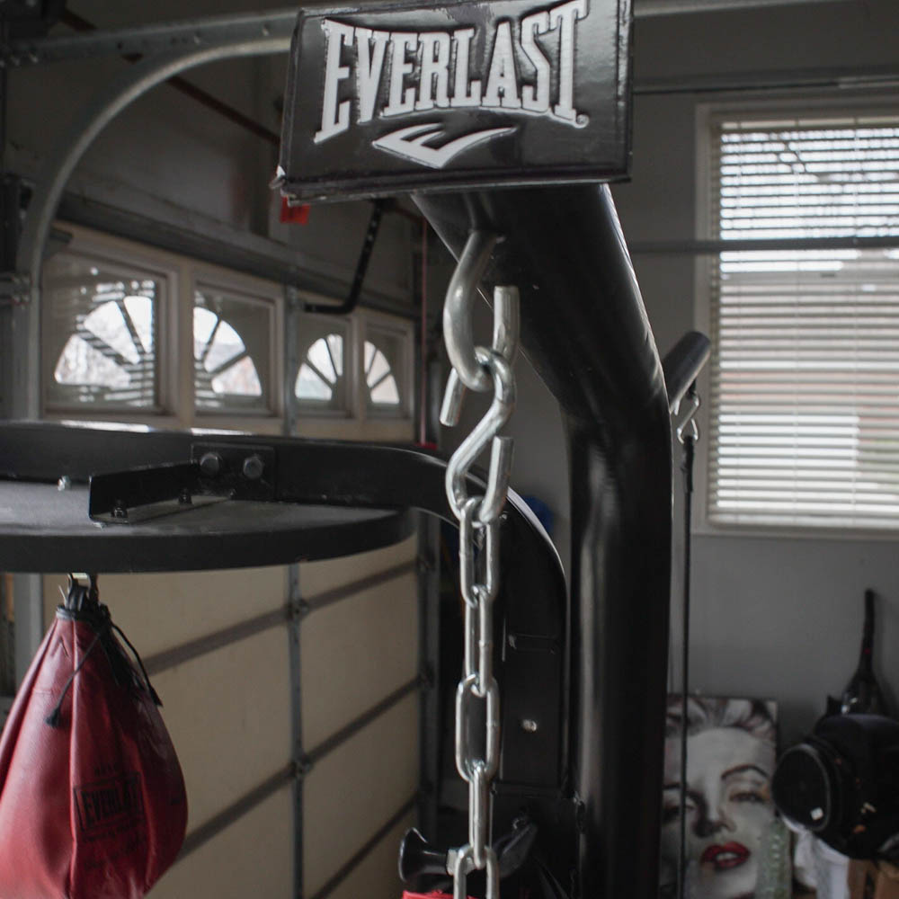 Everlast Dual Station Punching Bag Stand