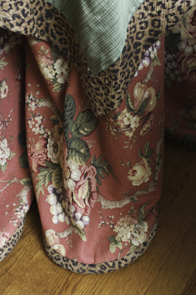 Skirted Accent Table