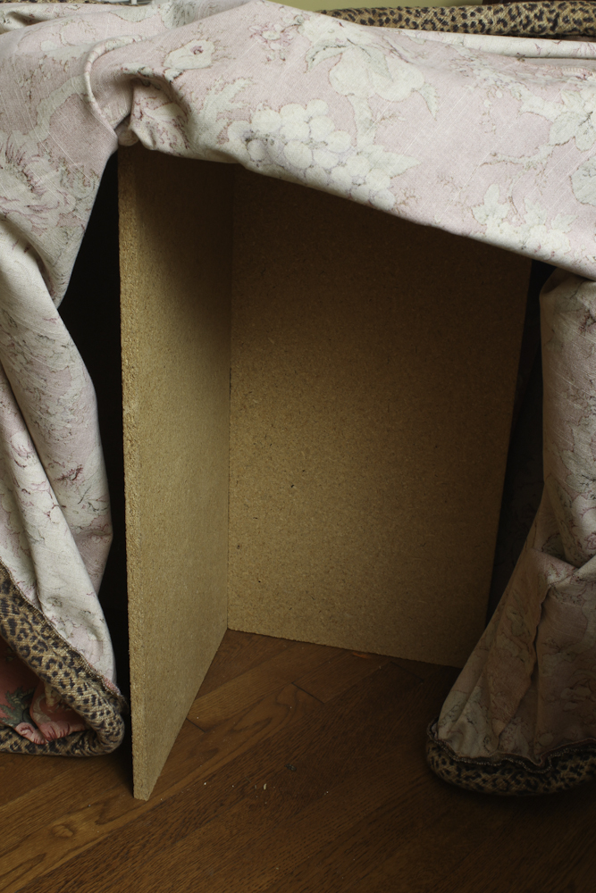 Skirted Accent Table