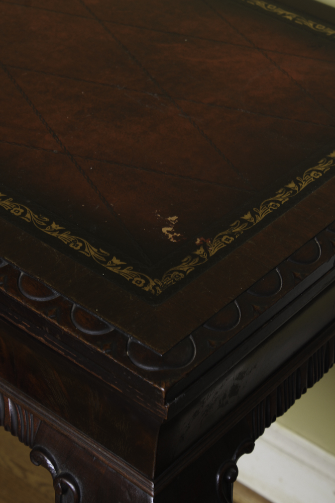 Vintage Chippendale Style Mahogany Side Table