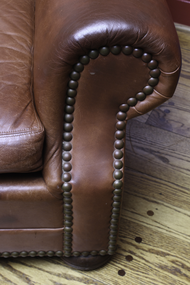 Leather Club Chair by Craftwork