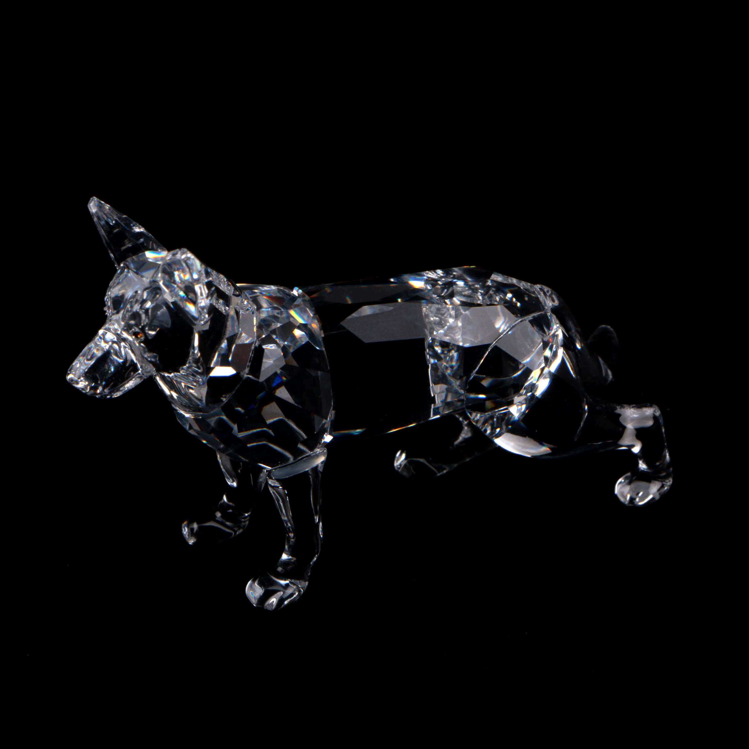 Swarovski Crystal "German Shepherd" Figurine with Box