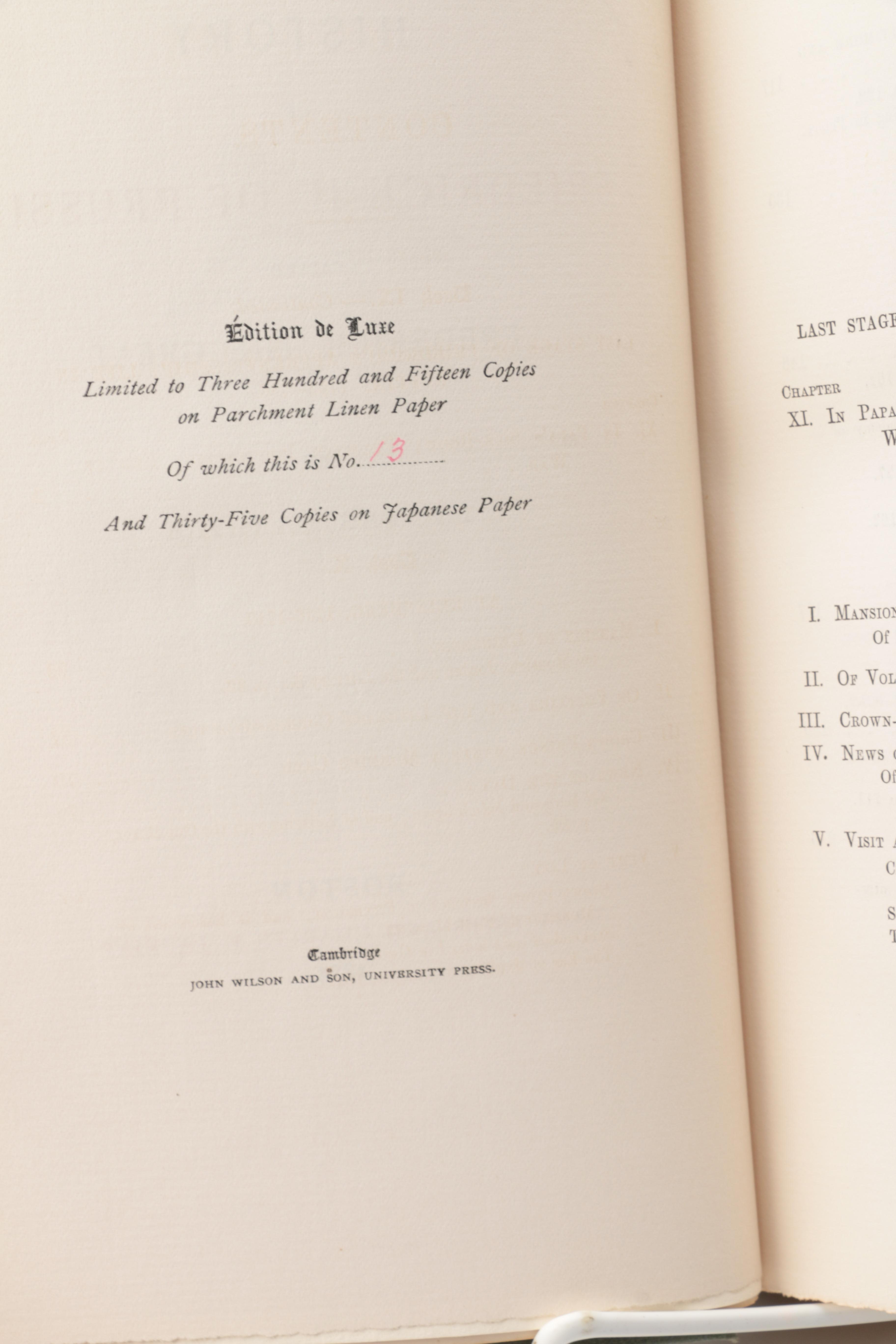 1884 Limited Edition "History of Friedrich II. of Prussia" in Six Volumes