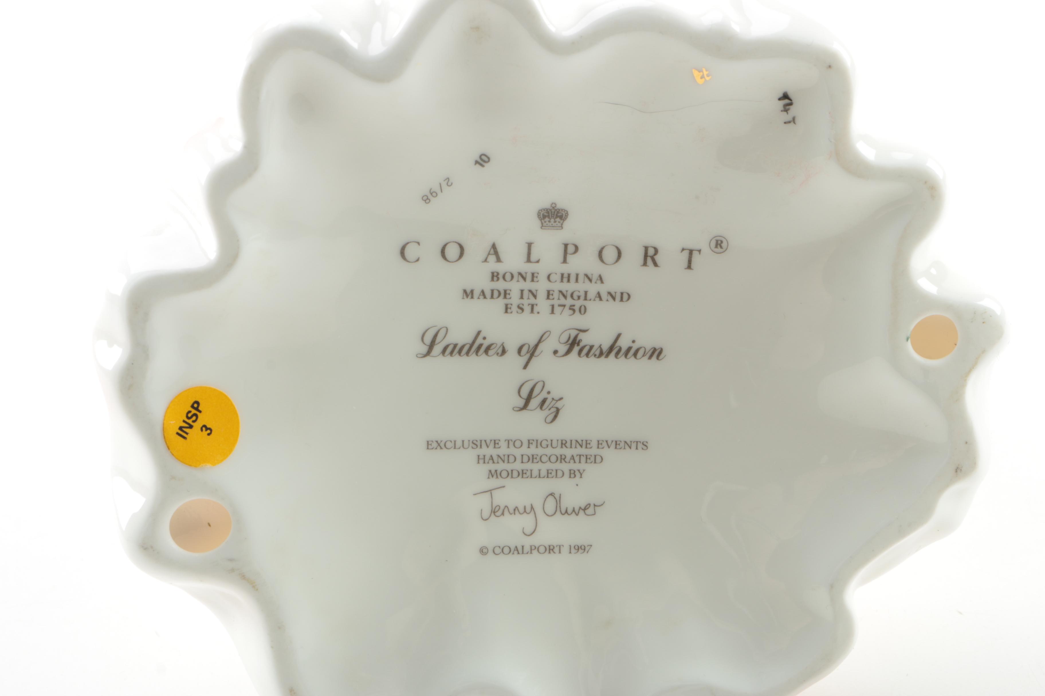 1997 Coalport "Ladies of Fashion Liz" Porcelain Figurine
