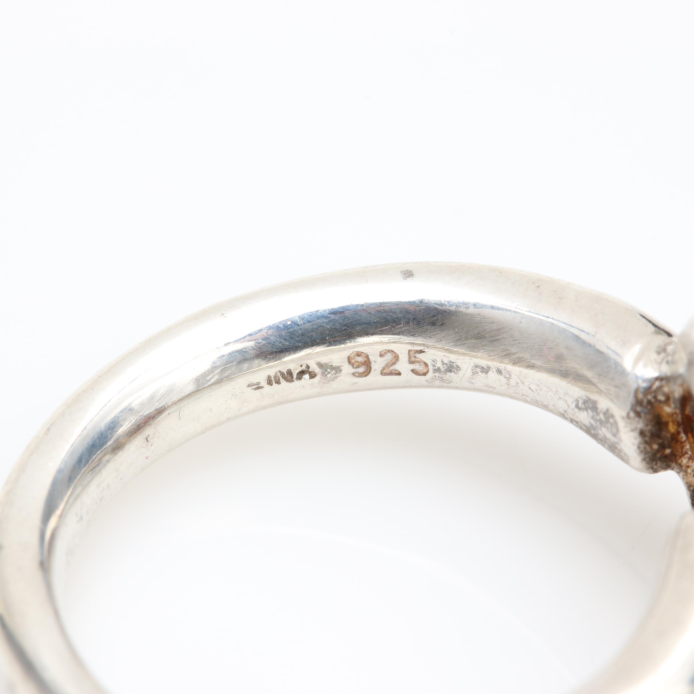 Sterling Silver Amethyst and Gemstone Rings