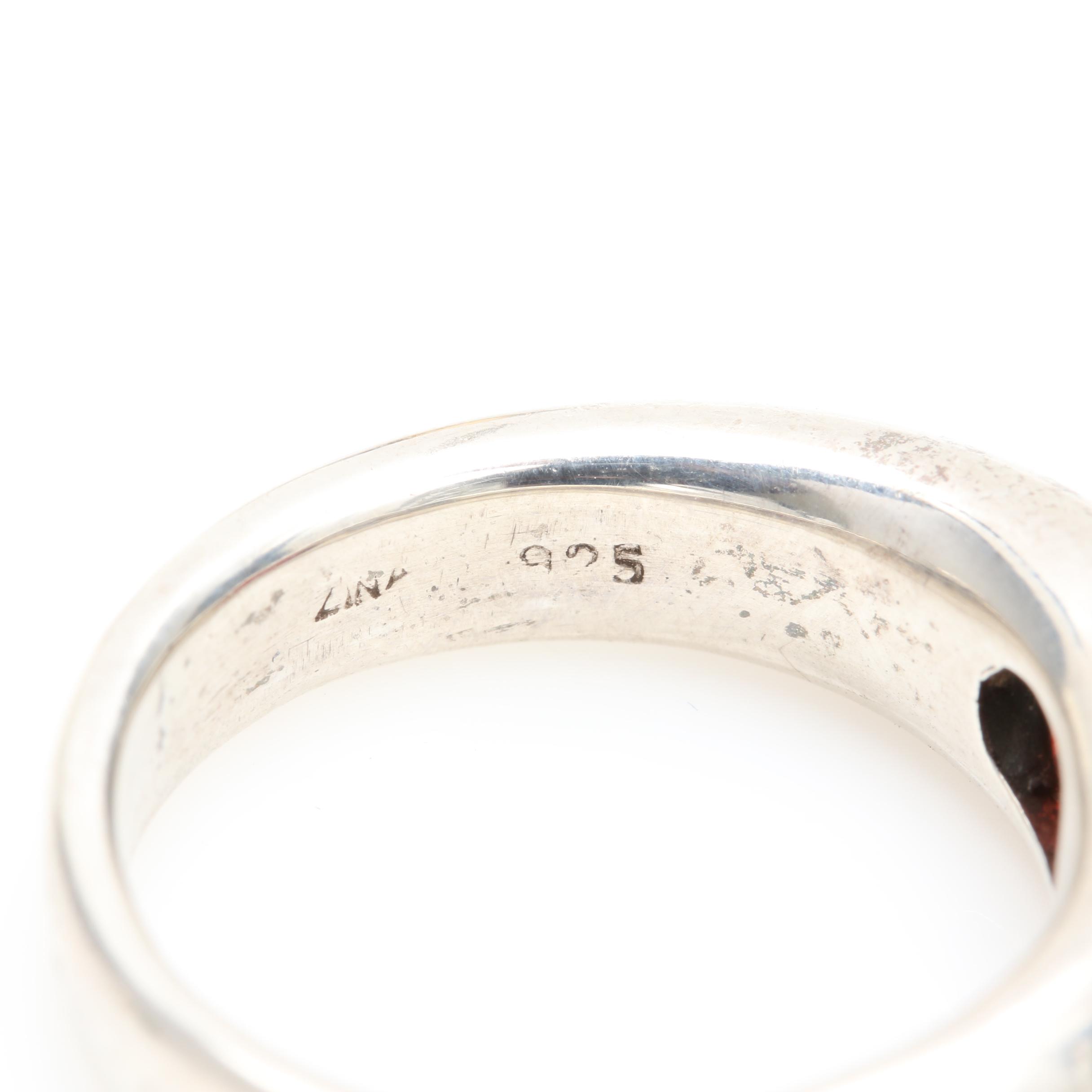 Sterling Silver Amethyst and Gemstone Rings