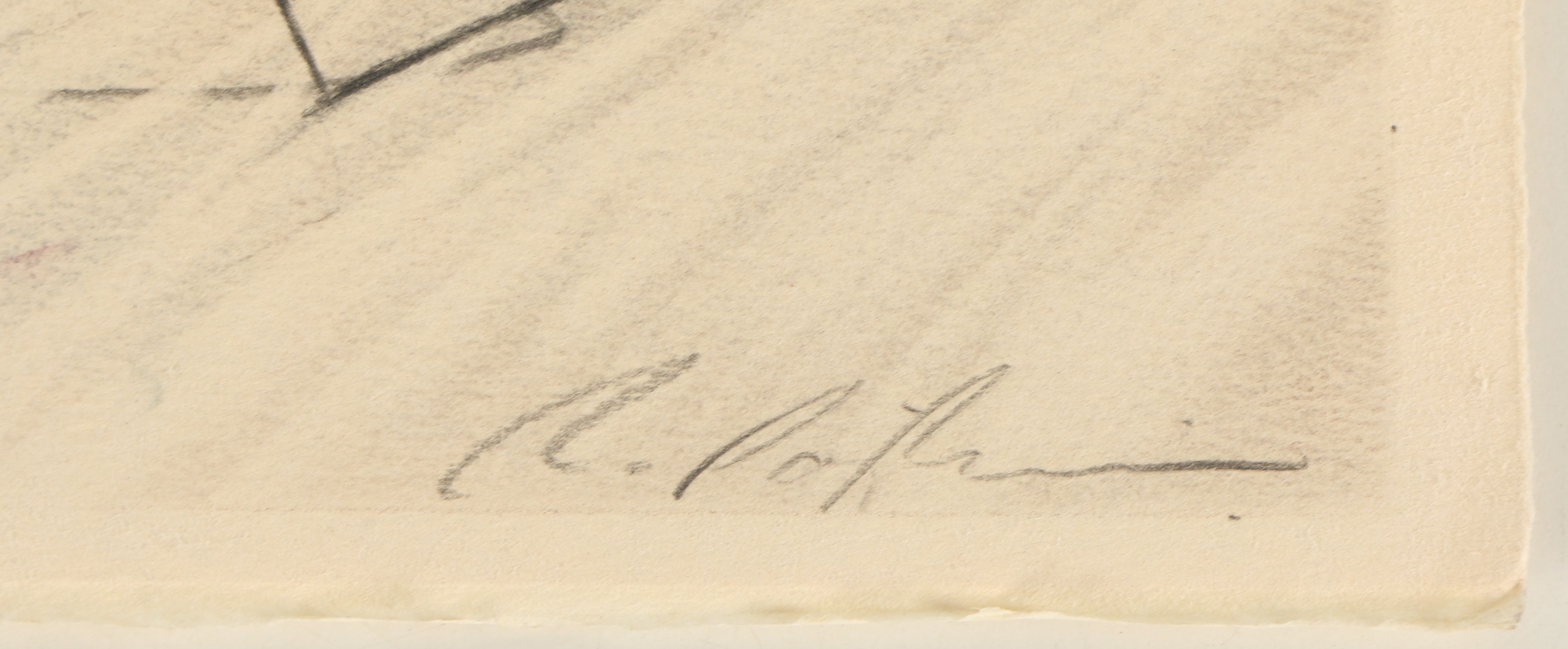 20th Century Lithograph and Pastel Drawings