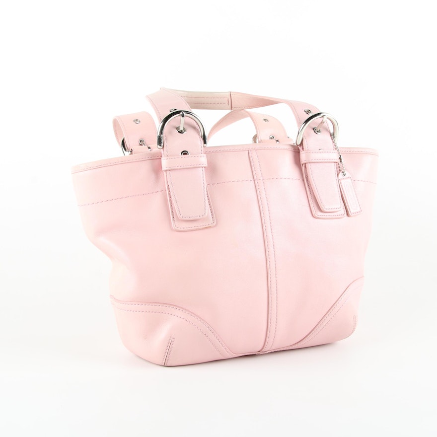 Coach Soho Small Pink Leather Tote