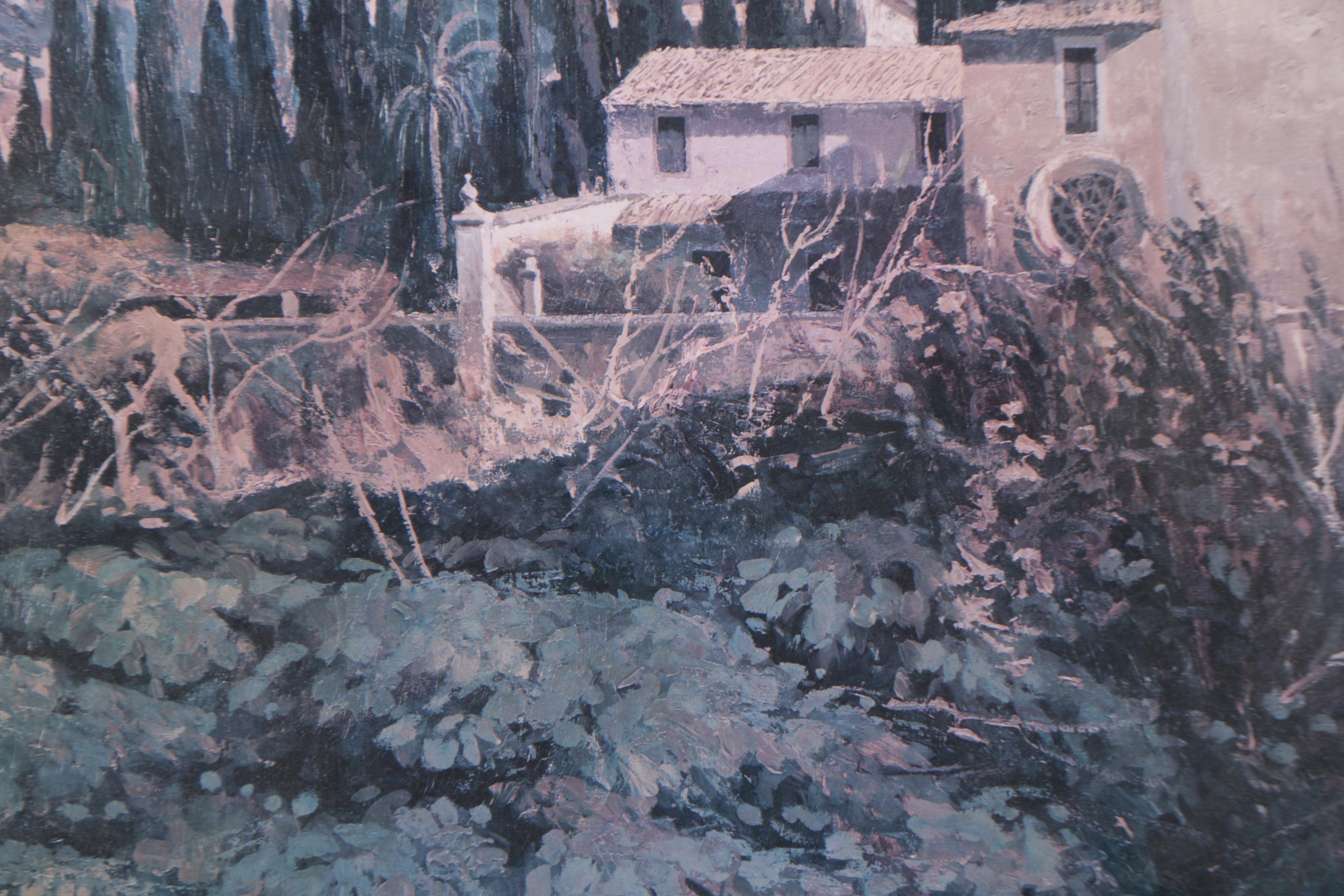 Offset Lithograph on Paper of Valldemossa, Majorca