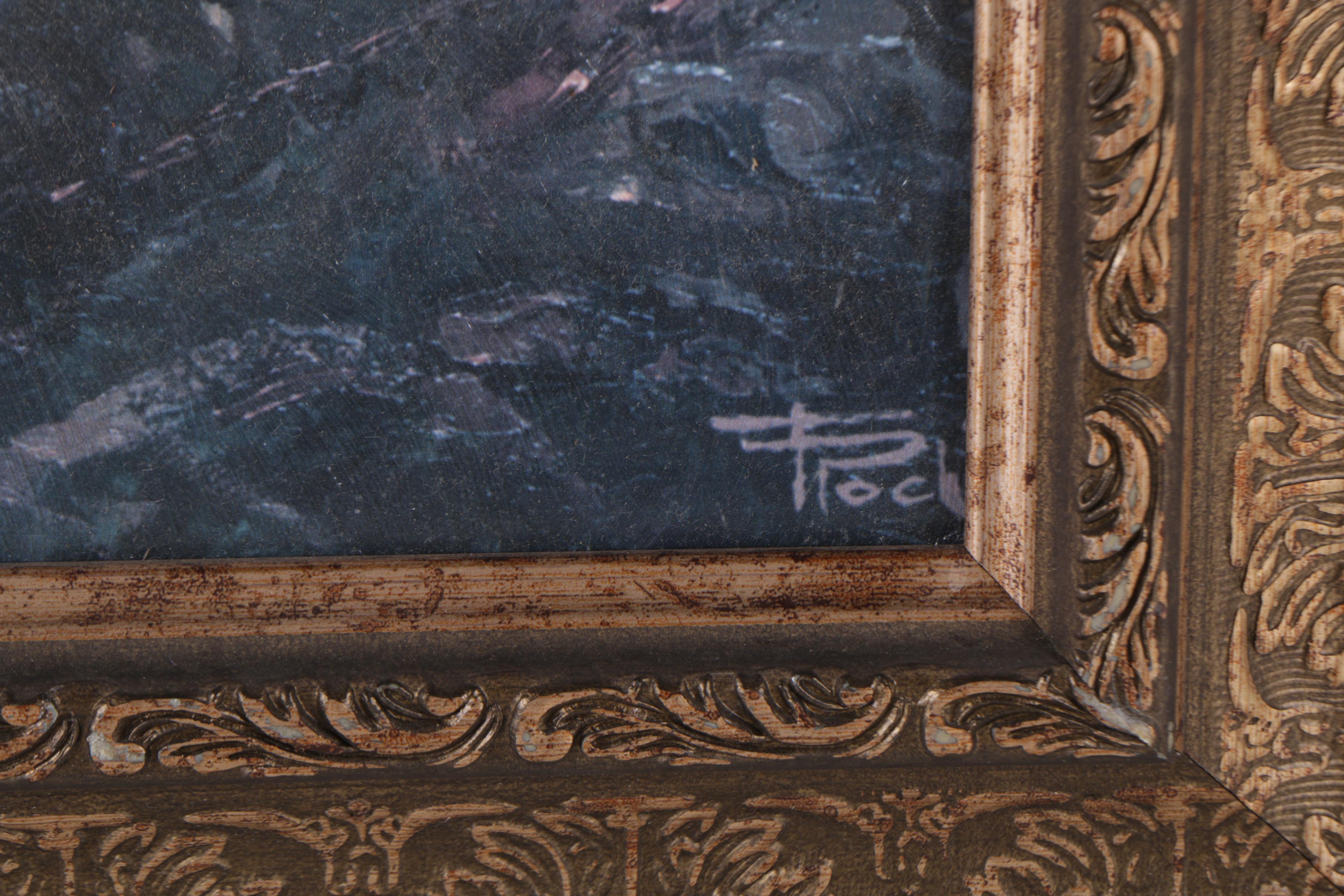 Offset Lithograph on Paper of Valldemossa, Majorca