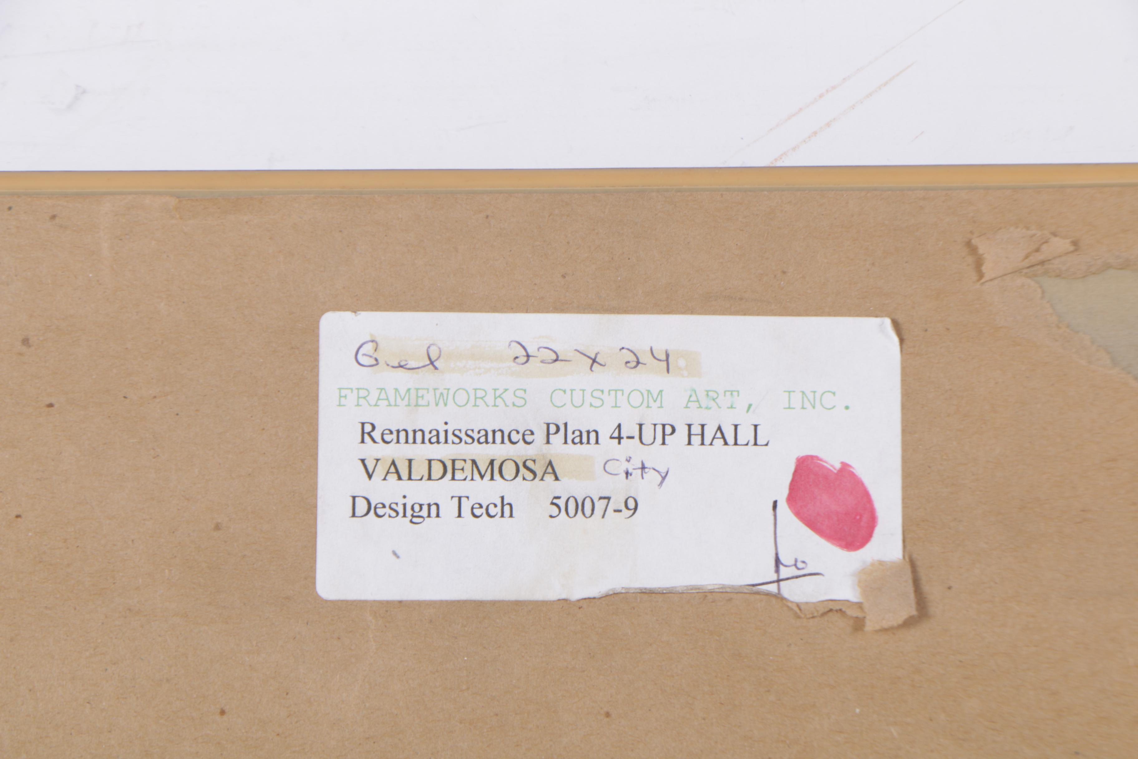 Offset Lithograph on Paper of Valldemossa, Majorca