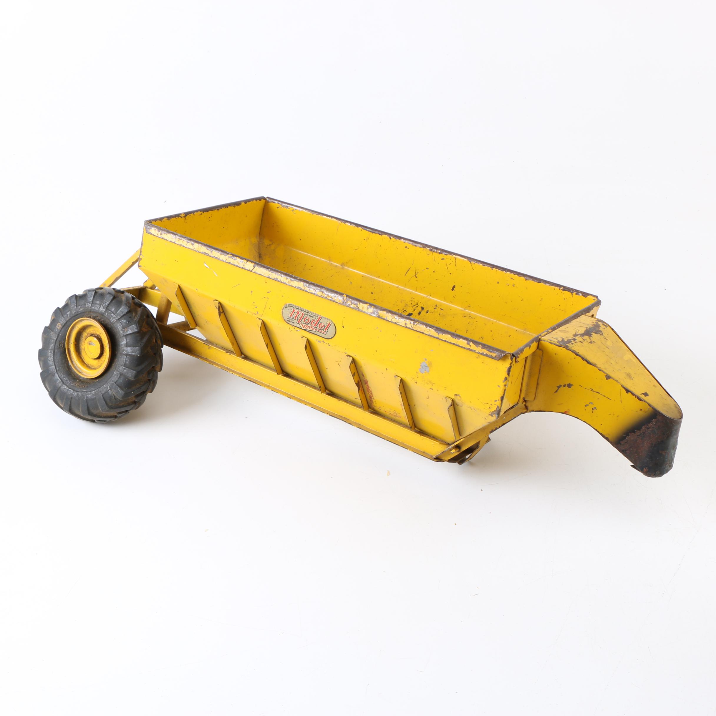 Vintage Doepke Wooldridge Pressed Steel Earth Mover with Bottom Dump