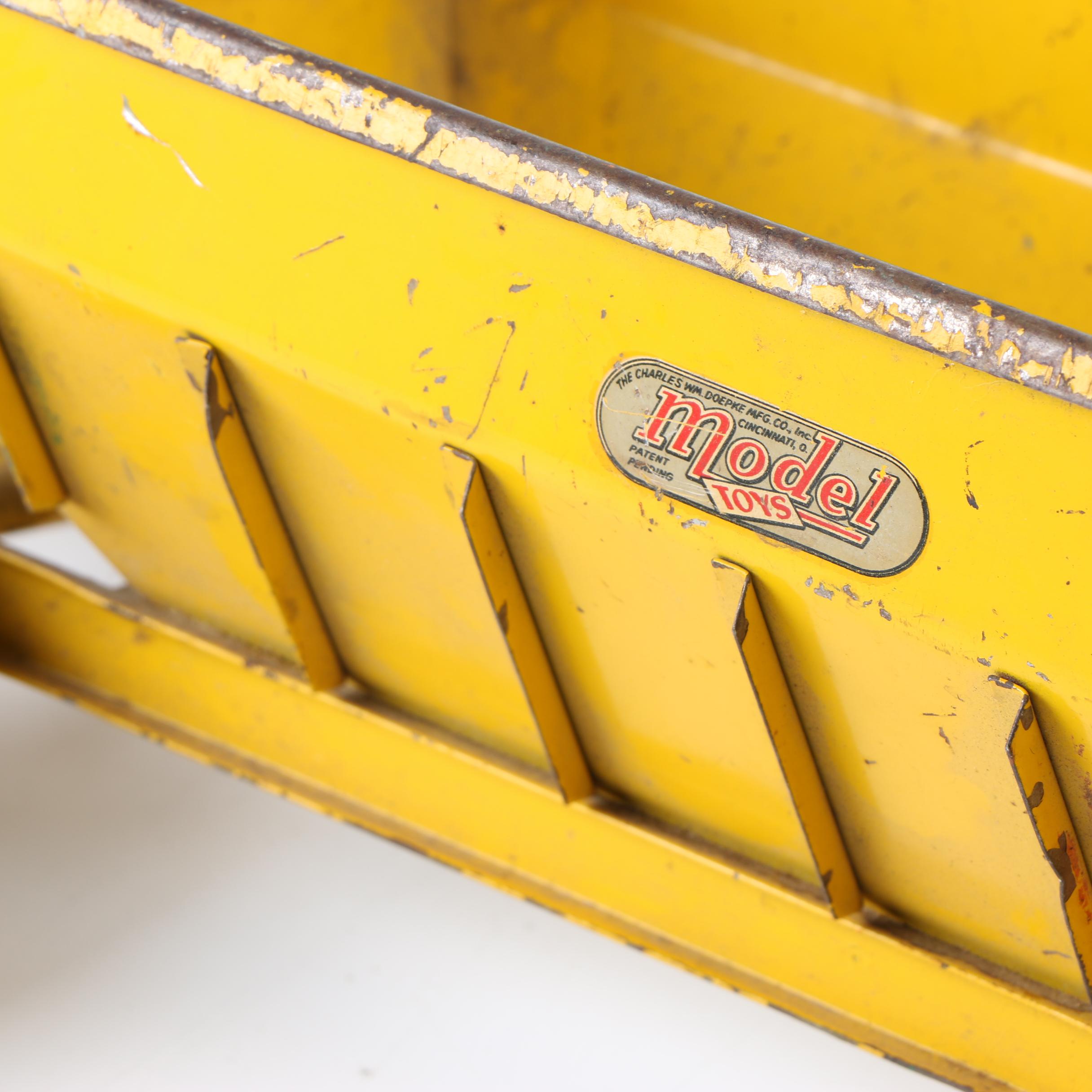 Vintage Doepke Wooldridge Pressed Steel Earth Mover with Bottom Dump