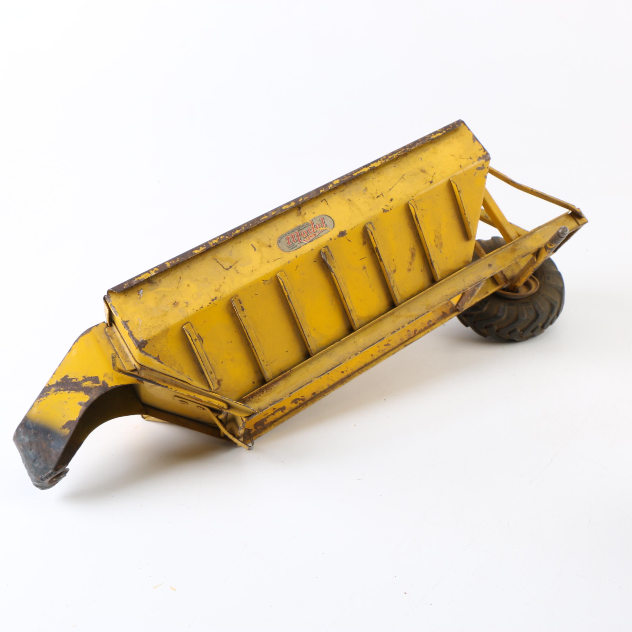 Vintage Doepke Wooldridge Pressed Steel Earth Mover with Bottom Dump