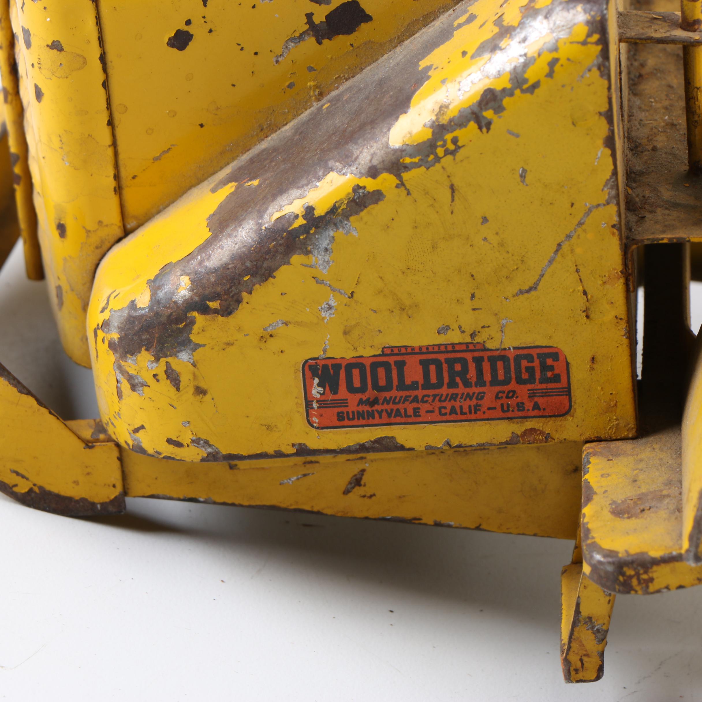 Vintage Doepke Wooldridge Pressed Steel Earth Mover with Bottom Dump