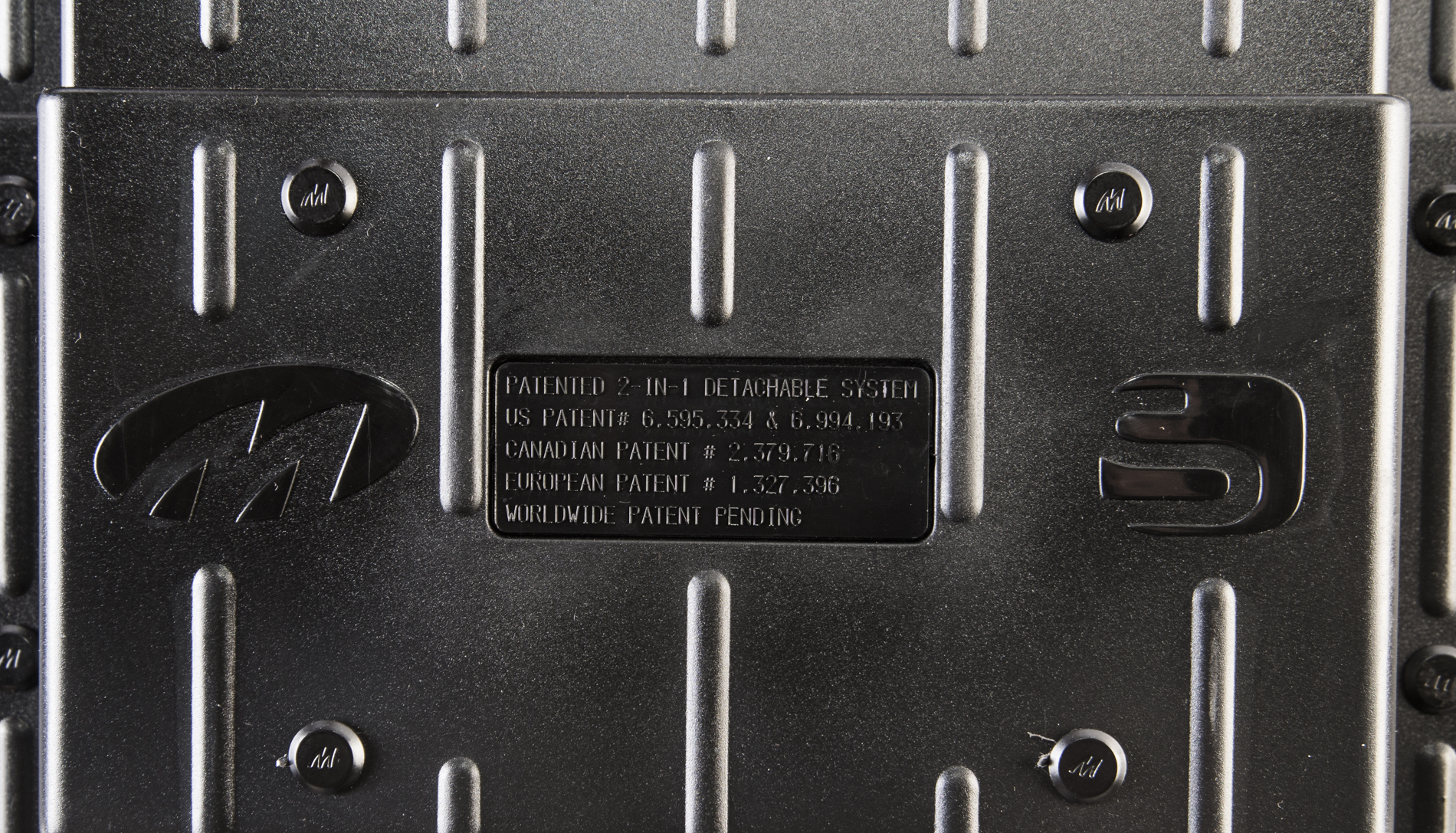 Mcklein Black Leather Detachable Suitcase