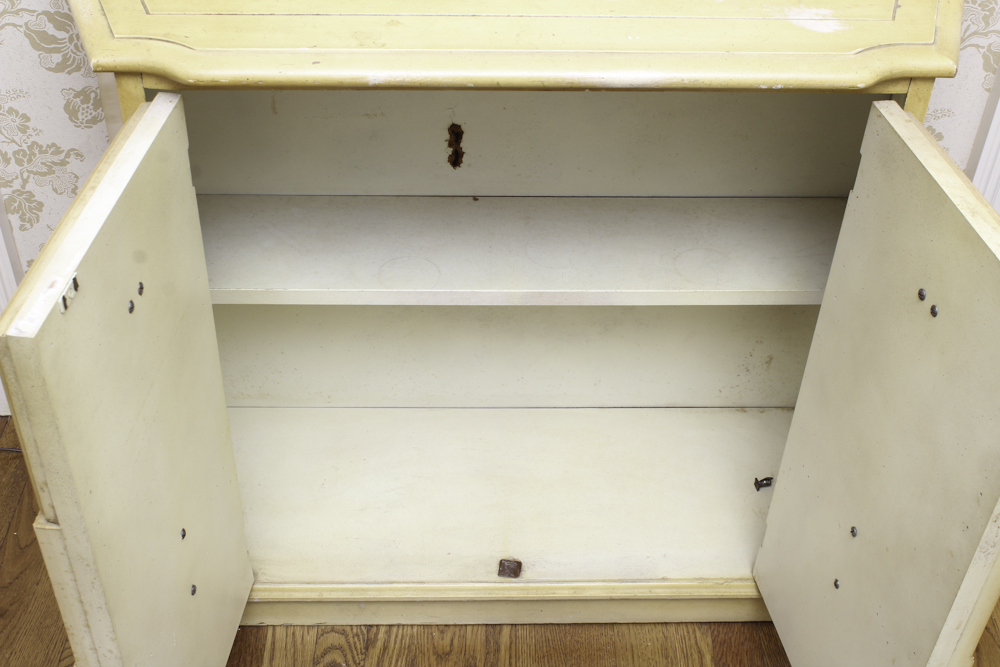 Mediterranean Style Painted Cabinet