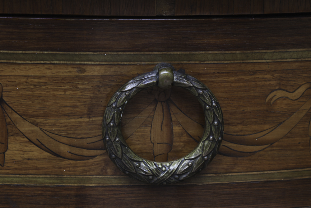 French Louis XVI Period Marquetry Commode