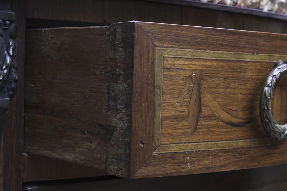 French Louis XVI Period Marquetry Commode