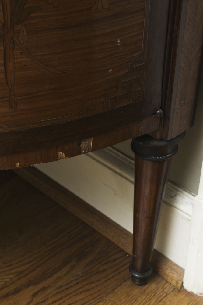 French Louis XVI Period Marquetry Commode