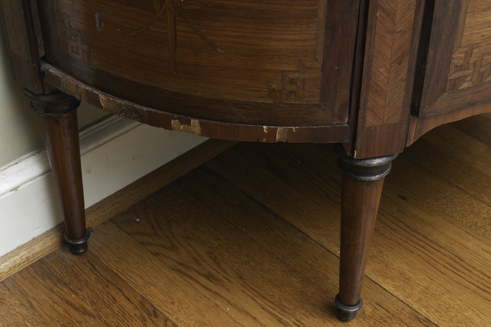 French Louis XVI Period Marquetry Commode