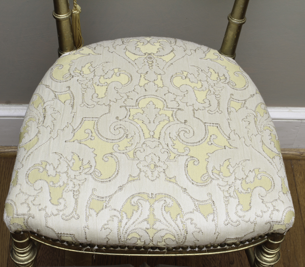 Antique French Gilded Ballroom Chair