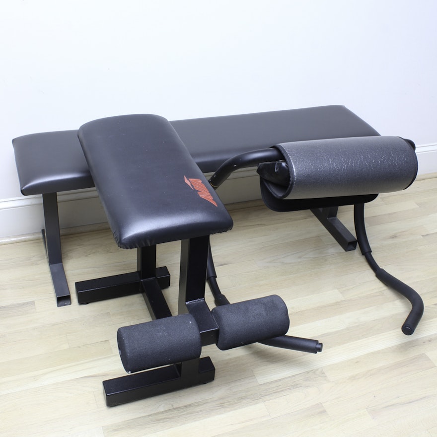 Workout Benches and Ab Trainer