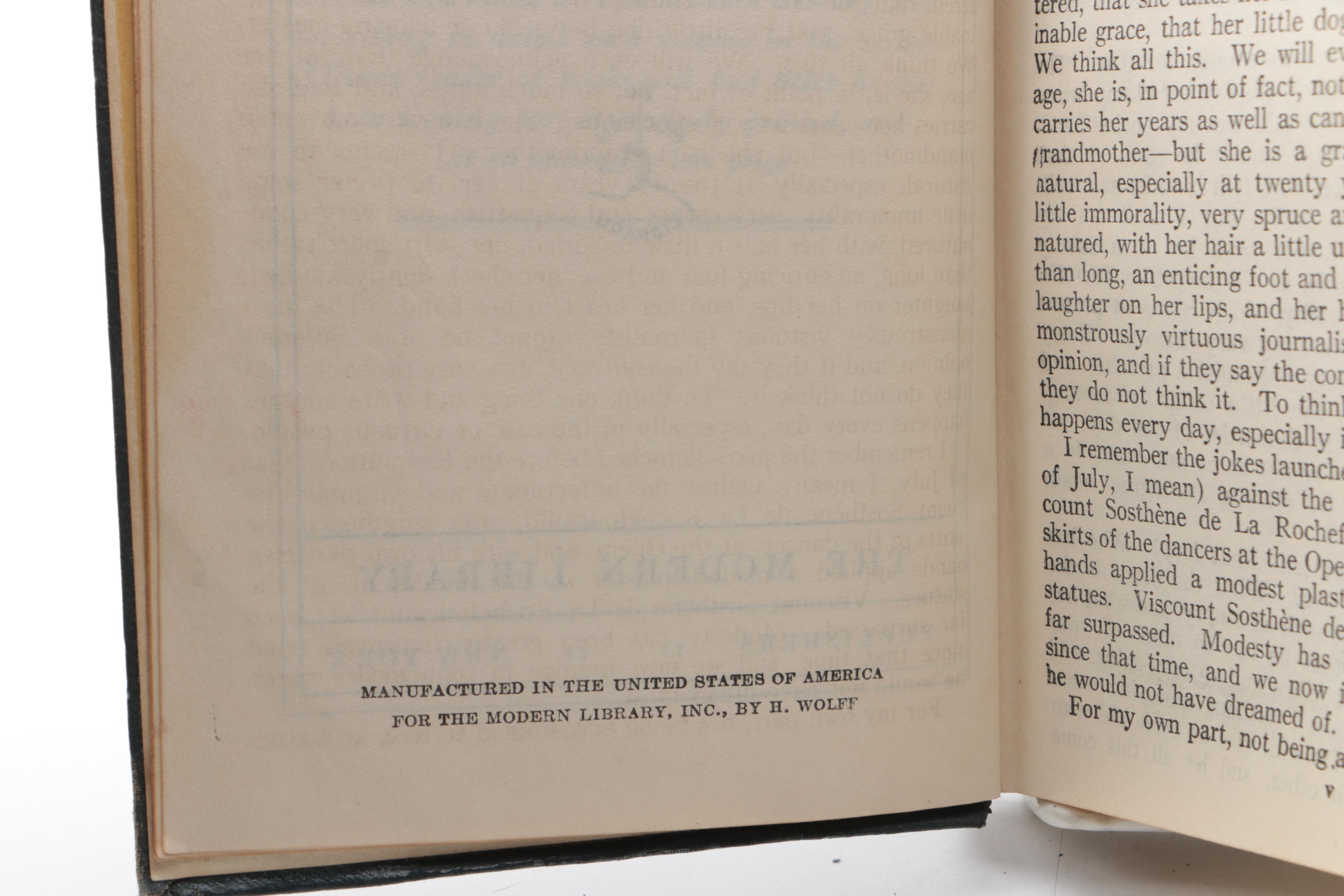 Volumes from the Boni and Liveright Modern Library