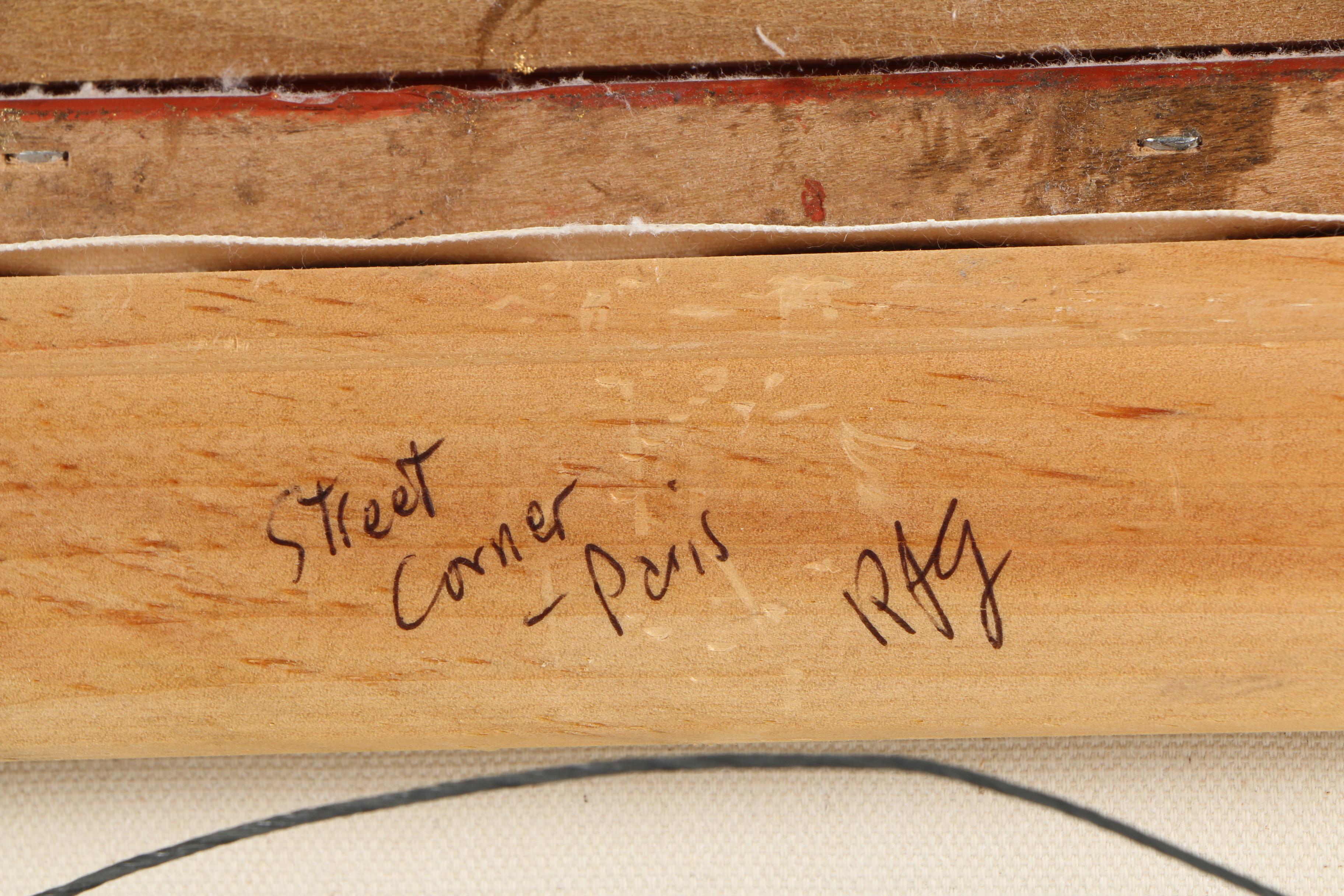 Oil Painting "Street Corner- Paris"