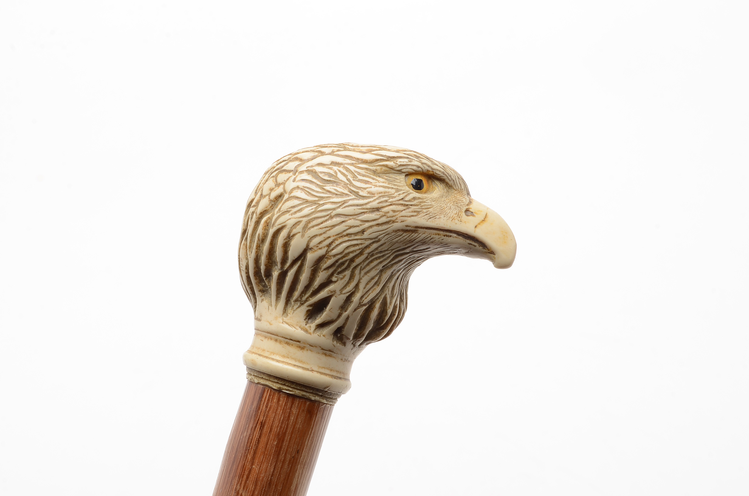 Three Carved Walking Sticks